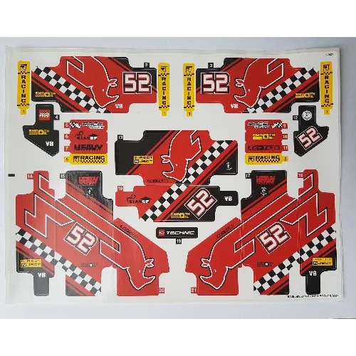 Sticker Sheet for Set 42041-1