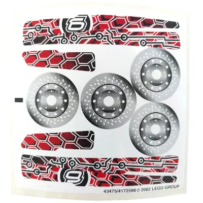 Sticker Sheet for Set 8475-1