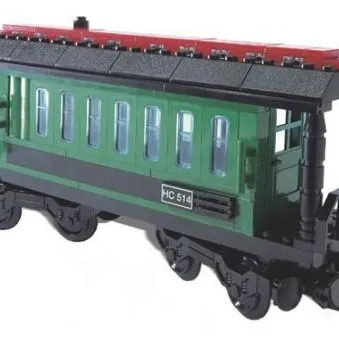 Passenger Wagon Green (White Box)