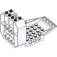 Aircraft Fuselage Angular Forward Section 6 x 10 x 5 (Cockpit)