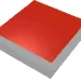 Tile 1 x 1 with Scala Red Top Print