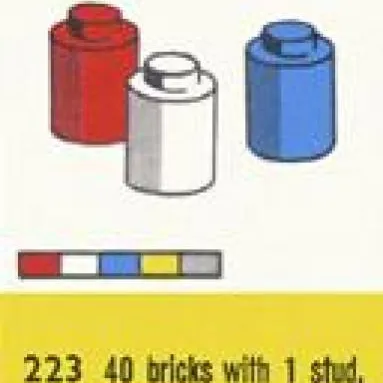 1 x 1 Round Bricks
