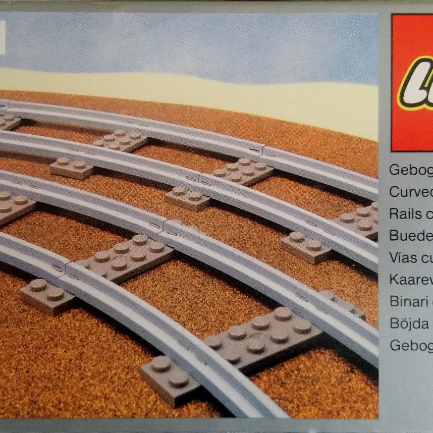 8 Curved Rails Gray 4.5v