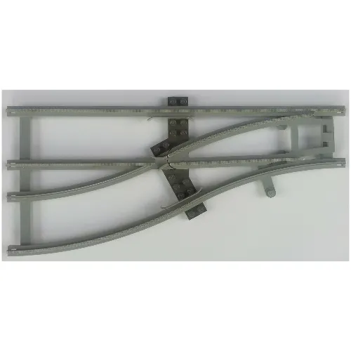 Vehicle Track, Train, 4.5V Switch Point Left with Dark Gray Ties