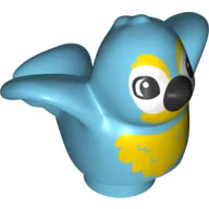 Duplo Animal Bird with Yellow Chest and Black Beak Print