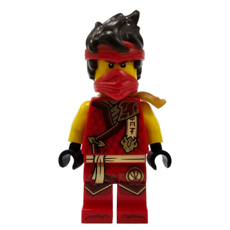 Kai, Red Robes, Shoulder Guard, Mask