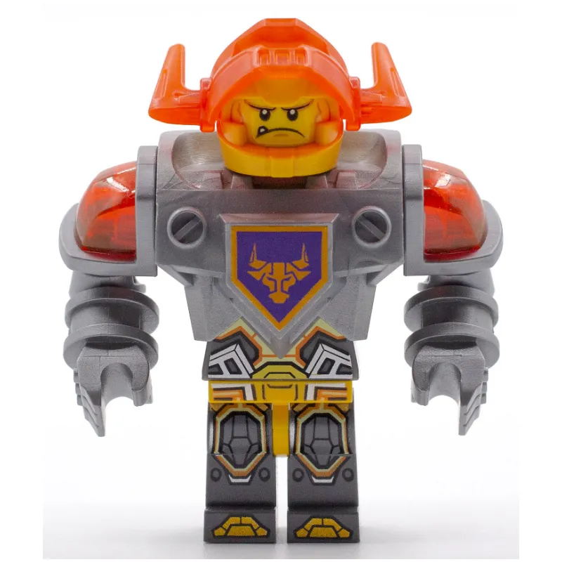 Axl with Trans-Neon Orange Visor