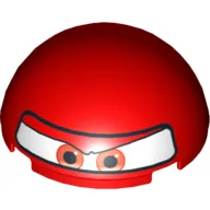 Dome Hemisphere 4 x 4 with Eyes and F1 Helmet Print (Francesco)