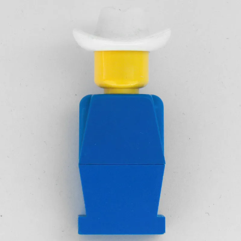 LEGOLAND Blue Torso, Blue Legs, White Cowboy Hat
