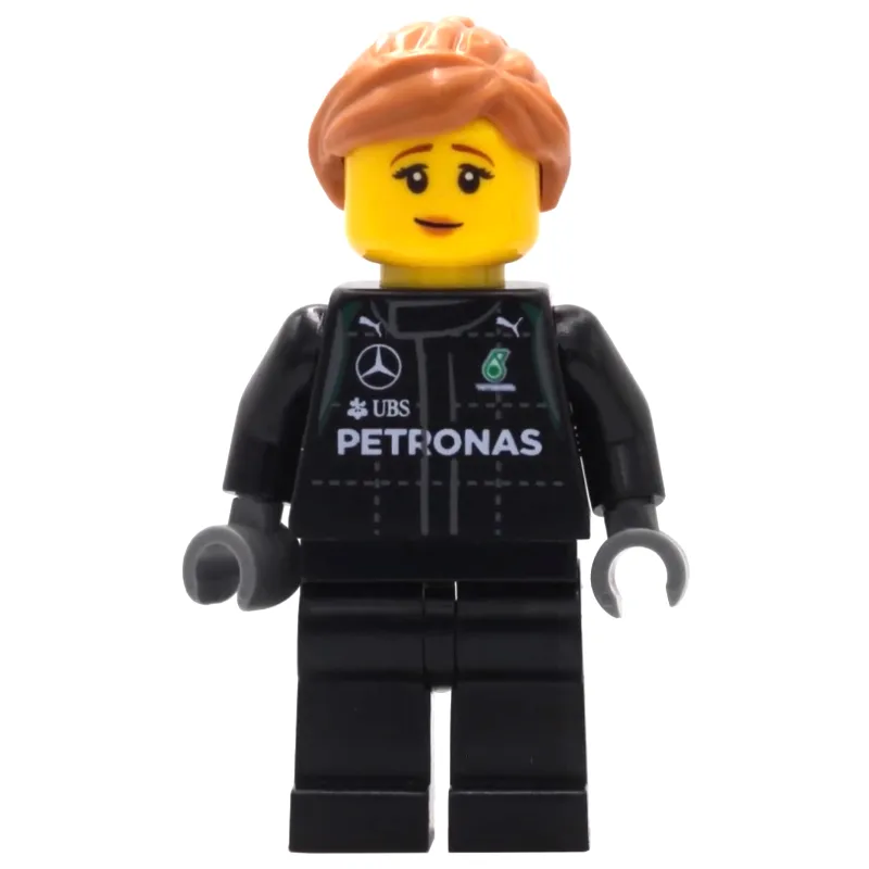 Pit Crew, Black Torso, Black Legs, Medium Nougat Hair