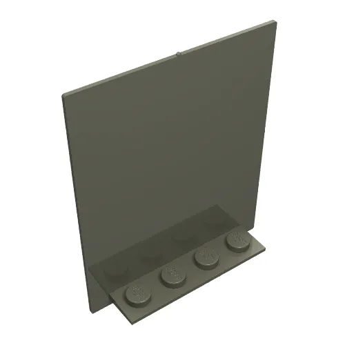 Door 2 x 5 x 5 Swivel, Flat Base