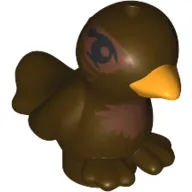 Animal, Bird, Two Feet with Yellow Beak and Copper Chest Print