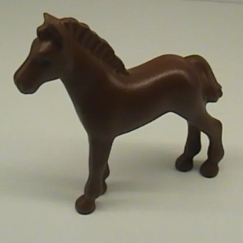 Belville, Animal, Horse / Foal with White Iris, Black Pupil print