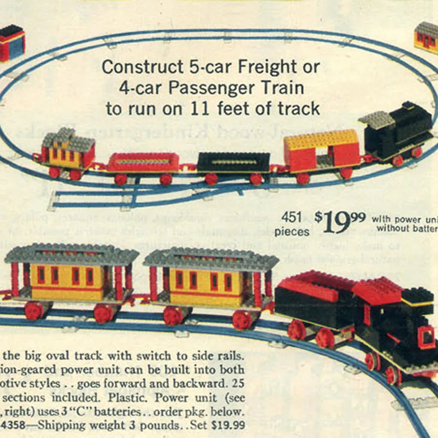 Motorized Freight or Passenger Train (Sears Exclusive)