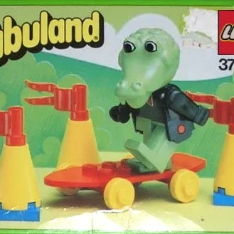 Clive Crocodile on Skateboard