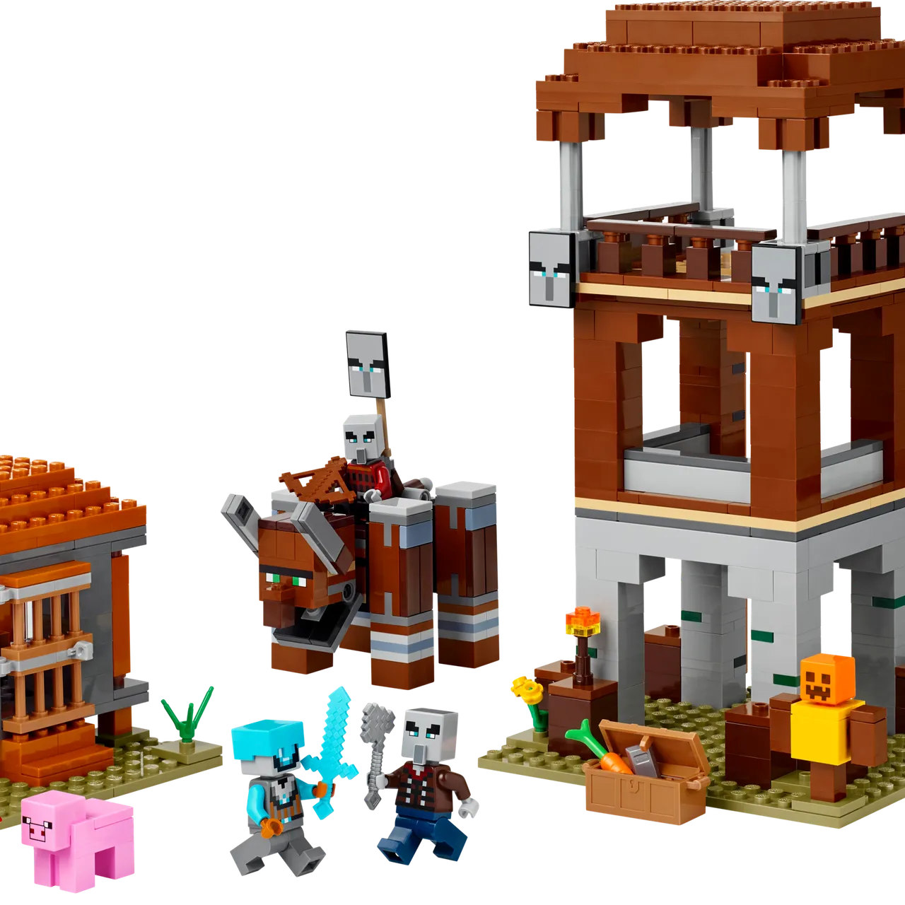 The Pillager Outpost and Ravager