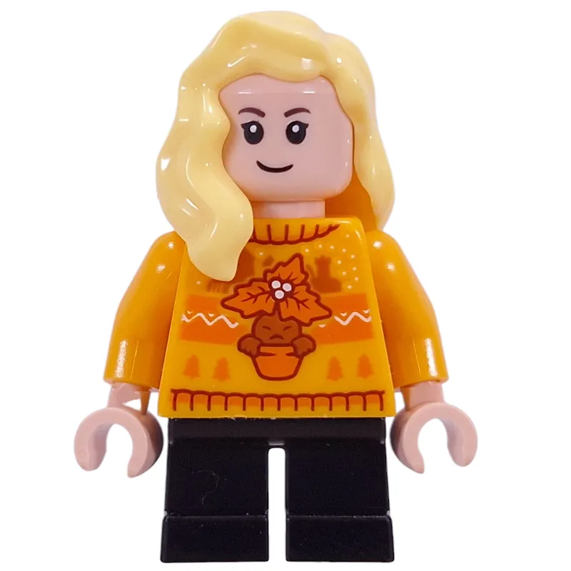 Hannah Abbott, Bright Light Orange Sweater