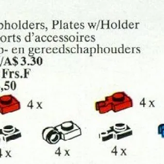 Lampholders, Plate with Holders