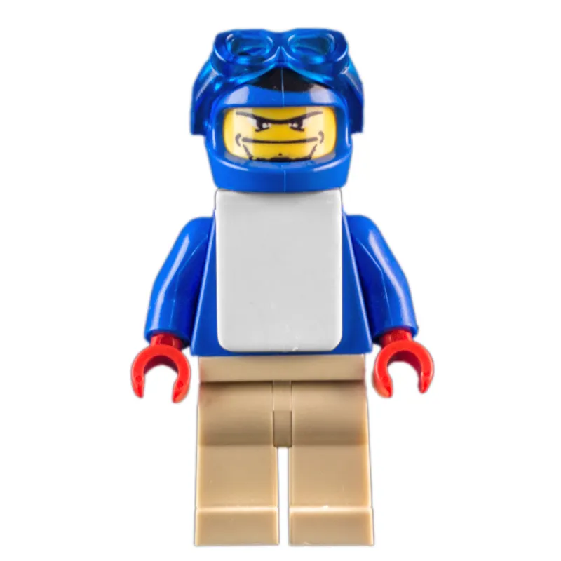 Snowboarder, Blue, Blue Helmet