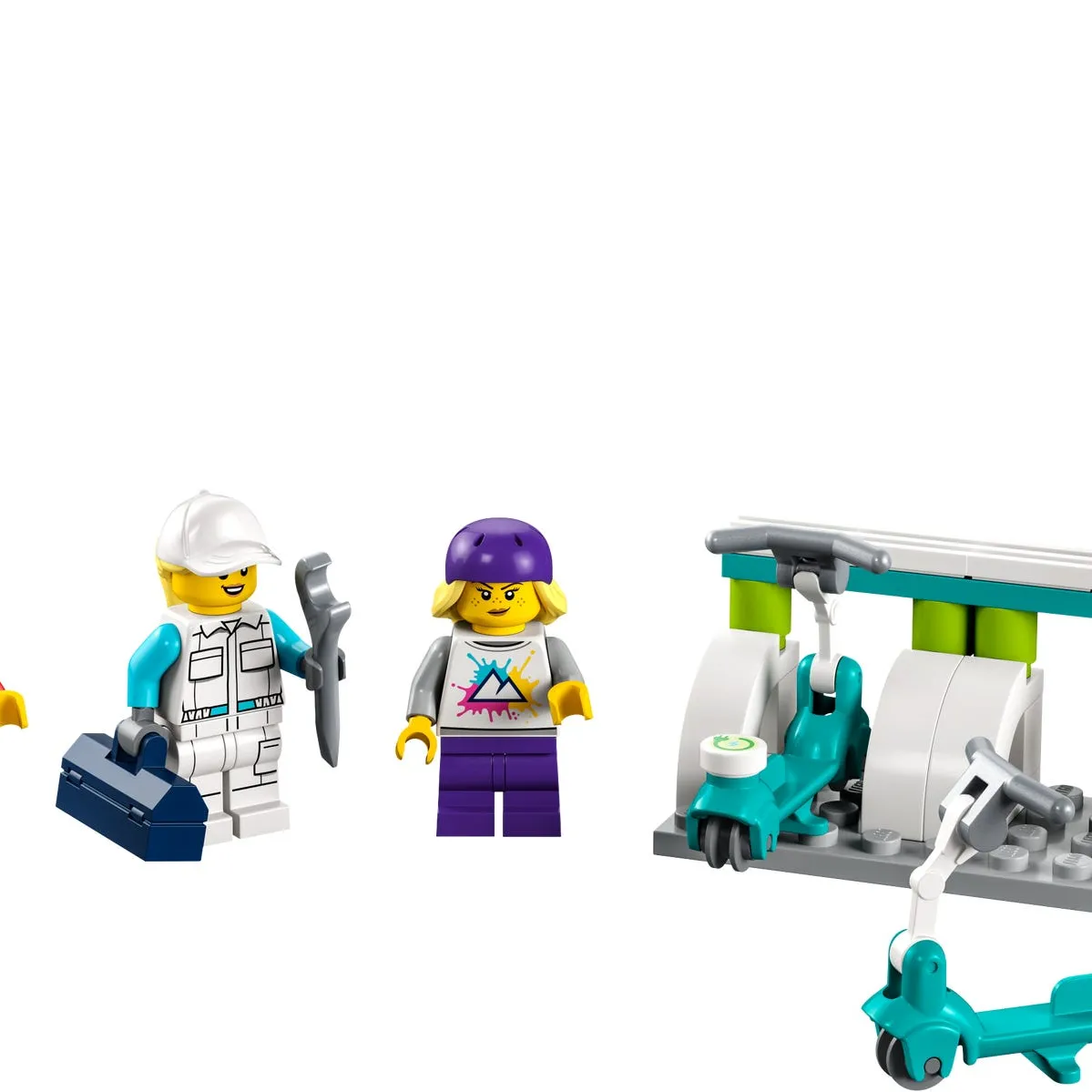 Electric Scooters & Charging Dock