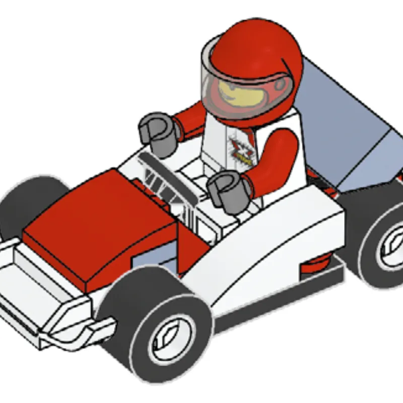 Dirk Drifter's First Racing Car