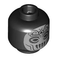 Minfig Head Death Eater, Silver Mask, Wide Eyes / Narrow Eyes print