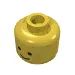 Minifig Head Standard Grin Print [Hollow Stud]