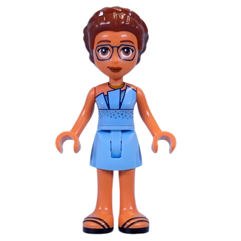 Olivia - Adult, Medium Azure Dress