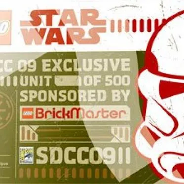 Mini Republic Dropship & AT-TE Brickmaster SDCC 09 Exclusive