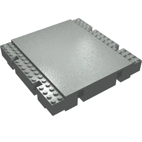 Baseplate Raised 16 x 16 x 2 1/3 Platform