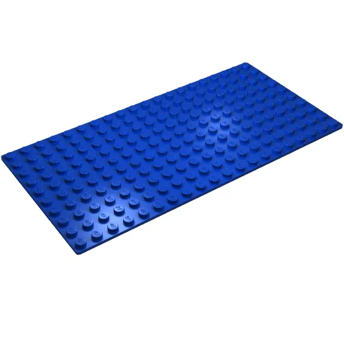 Brick 10 x 20 without Bottom Tubes, with '+' Cross Support (early Baseplate)