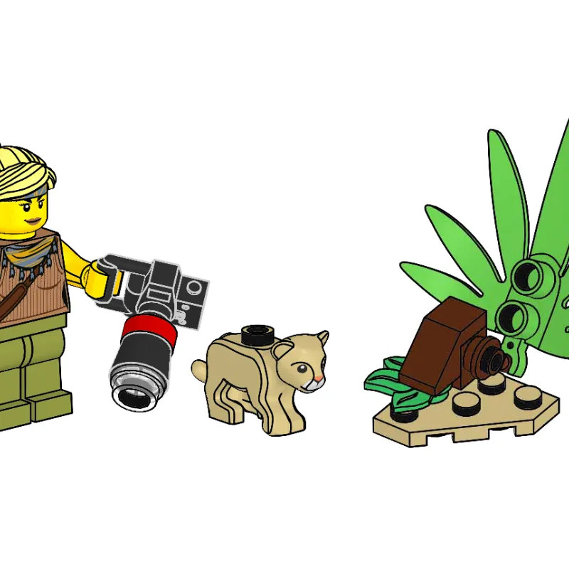 Jessica Sharpe and Lion Cub