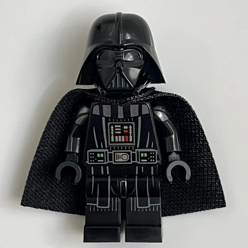 Darth Vader, White Skin, 19888 Cape, Stripes on Legs