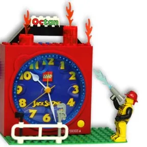 Jack Stone Fireman Clock
