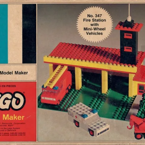 Fire Station with Mini-Wheel Vehicles