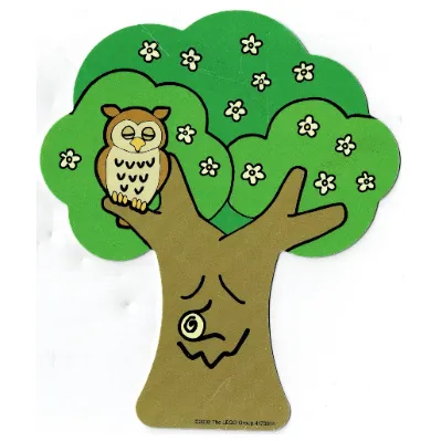 Backdrop for Set 3615-2 / 9131-1, Tree, Daytime / Nighttime