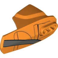 Large Figure Limb Cover, Size 6, Armor with Ball Joint Socket with Dark Bluish Gray Strap and Pocket Print