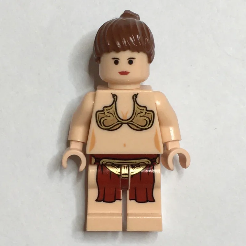 Princess Leia, Slave Outfit, Black Eyes