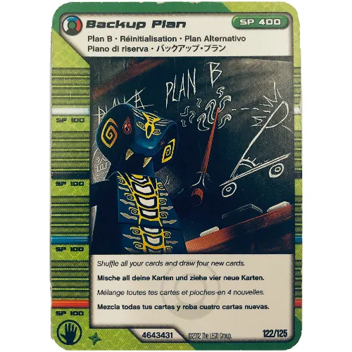 Trading Card, Ninjago Deck #2: 122 - Backup Plan - North American Version