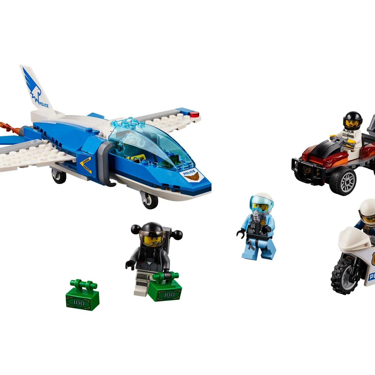 Sky Police Parachute Arrest