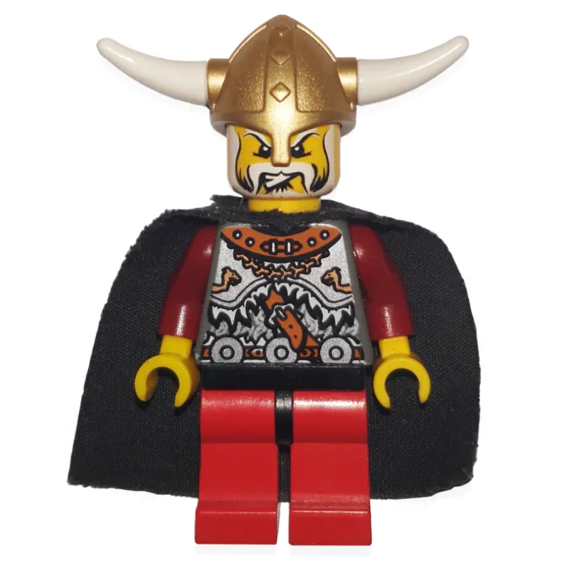 Viking King - Armour, Red Legs, Black Cape