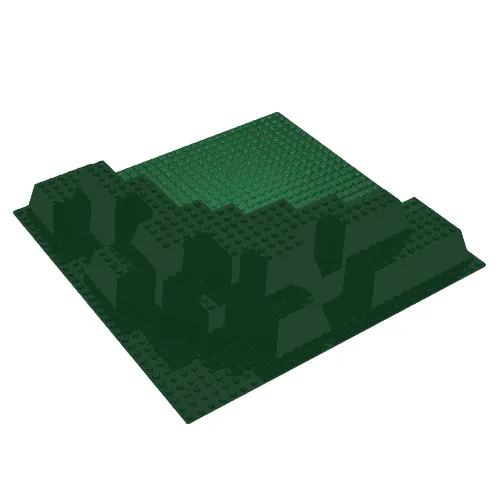 Baseplate Raised 32 x 32 Foothill with Tan Dirt Print