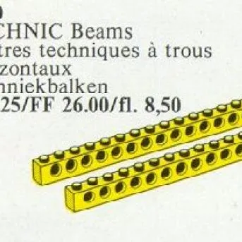 TECHNIC Beams {yellow}