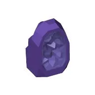 Geode / Rock with Trans-Purple Crystal