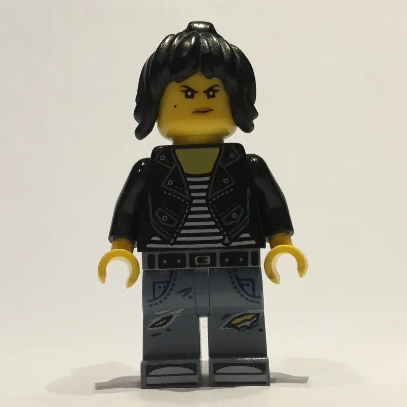 Nya in Leather Jacket