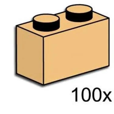 1 x 2 Brick Tan