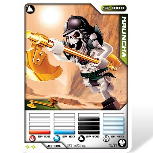 Trading Card, Ninjago Deck #1: 15 - Kruncha - International Version
