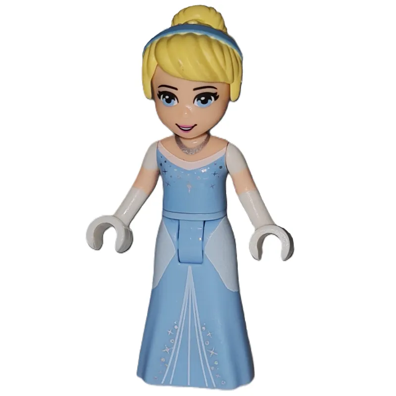 Cinderella - Bright Light Blue Dress, White Gloves