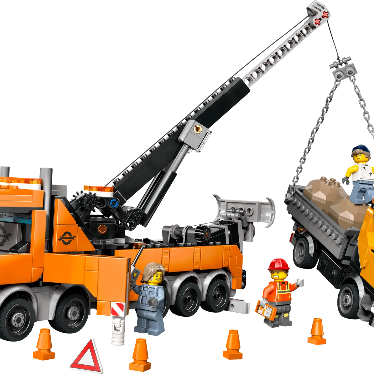 Heavy-Duty Recovery Tow Truck with Crane