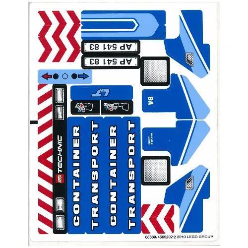 Sticker Sheet for Set 8052-1